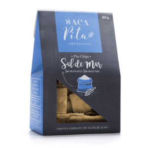 Pita Chips Sal de Mar (200g) Sacapita