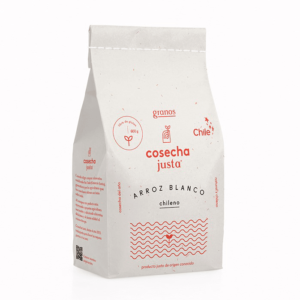 Arroz Blanco Sin Gluten (600g) Cosecha Justa