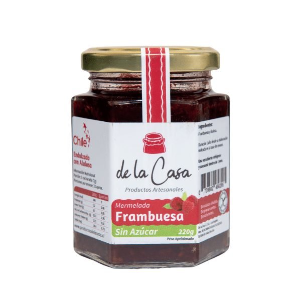 Mermelada de Frambuesa (220g) De La Casa