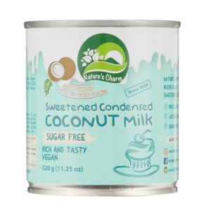 Leche condensada de coco sin azúcar (320g) Nature´s Charm