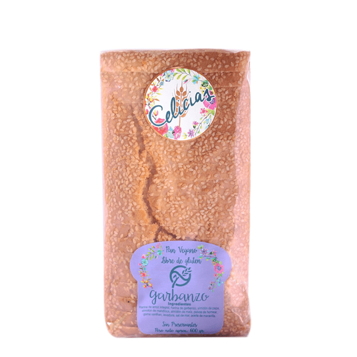 Pan de Garbanzo sin gluten (600g) Celicias