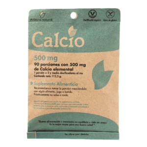 Calcio en polvo (90 porciones x 500mg) Dulzura Natural