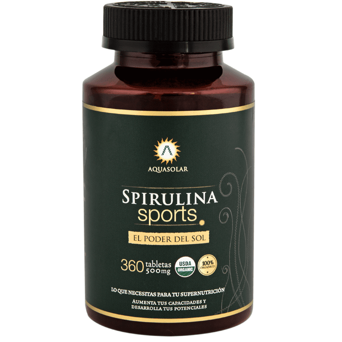 Spirulina Orgánica en Tabletas (360T) Aquasolar