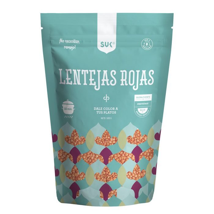 Lentejas rojas (500g) Suk
