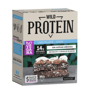 Barra de Proteína Chocolate Coco (5x45g) Wild Foods
