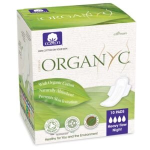 Toallas Higiénicas noche (10u) Organyc