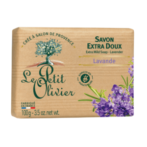 Jabón en barra de lavanda (100g) Le Petit Olivier