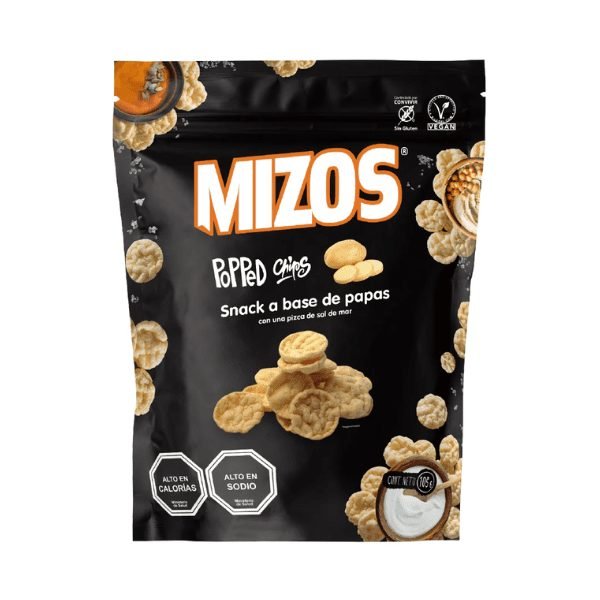 Mizos Popped Sal de Mar (105g) Mizos