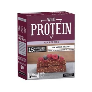 Barra de proteína berries (5x45g) Wild Foods
