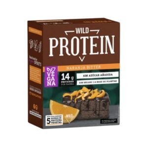 Barra de proteína Chocolate Naranja (5x45g) Wild Foods