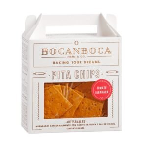 Pita chips tomate albahaca (120g) Bocanboca