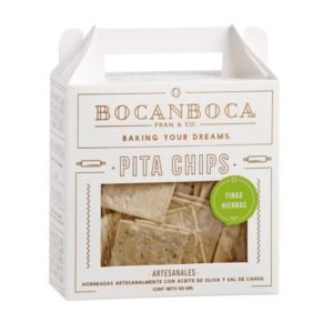 Pita chips finas hierbas (120g) Bocanboca
