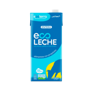 Leche entera de vaca libres pastoreo (1L) Ecoterra