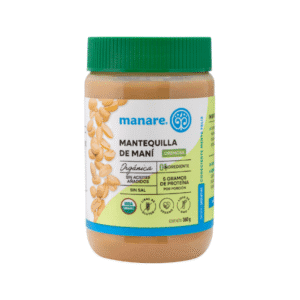 Mantequilla de maní orgánica (360g) Manare
