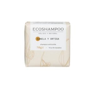 Shampoo en barra Canela y Ortiga (80g) ECOSHAMPOO