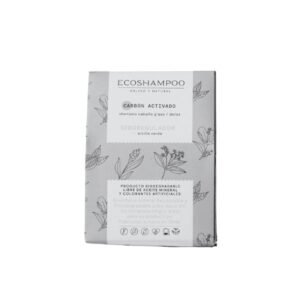 Shampoo en barra Carbón Activado y Árbol del Té (80g) ECOSHAMPOO