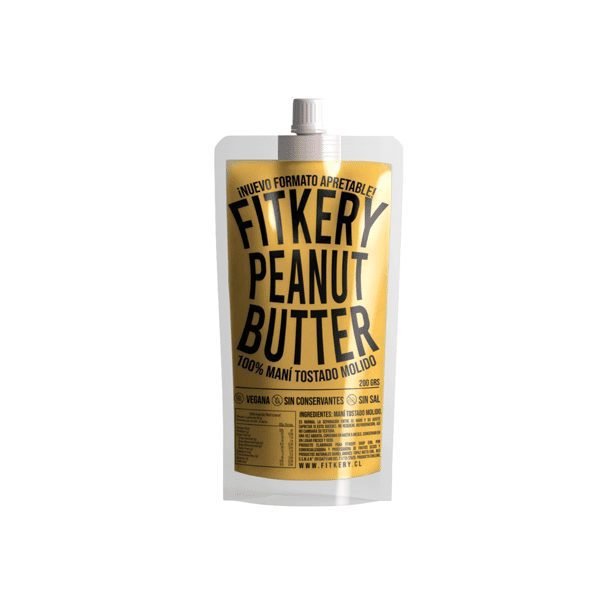 Mantequilla de maní apretable (200g) Fitkery