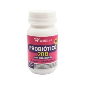 Probiótico con Cranberry 20B (60Cap) WellStart