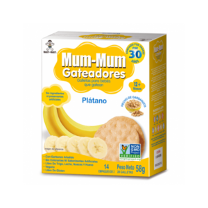 Galletas de Arroz Plátano (58g) Baby Mum-Mum