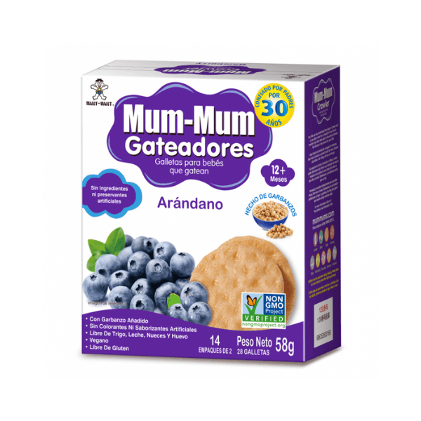 Galletas de Arroz Arándano (58g) Baby Mum-Mum