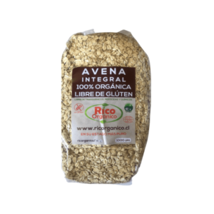 Avena integral orgánica sin gluten (1Kg) Rico Orgánico