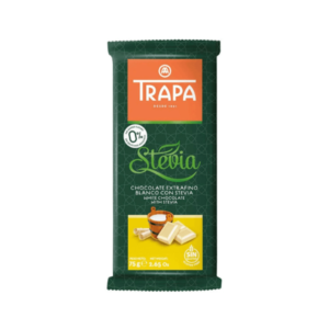 Chocolate Blanco Stevia (75g) Trapa