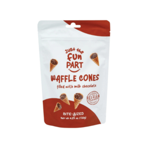 Conos Rellenos de Chocolate de Leche (120g) Just The Fun Part