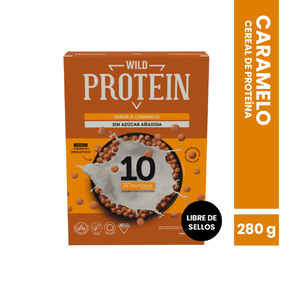 Cereal Proteico Caramelo (280g) Wild Foods