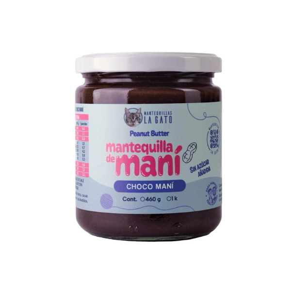 Mantequilla Choco Maní (460g) Mantequillas La Gato