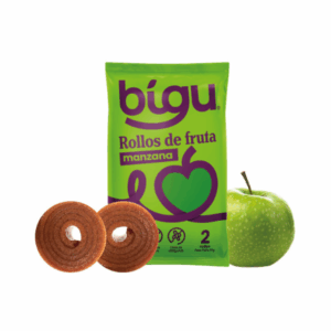 Rollo de Fruta Manzana (1u) Bigu